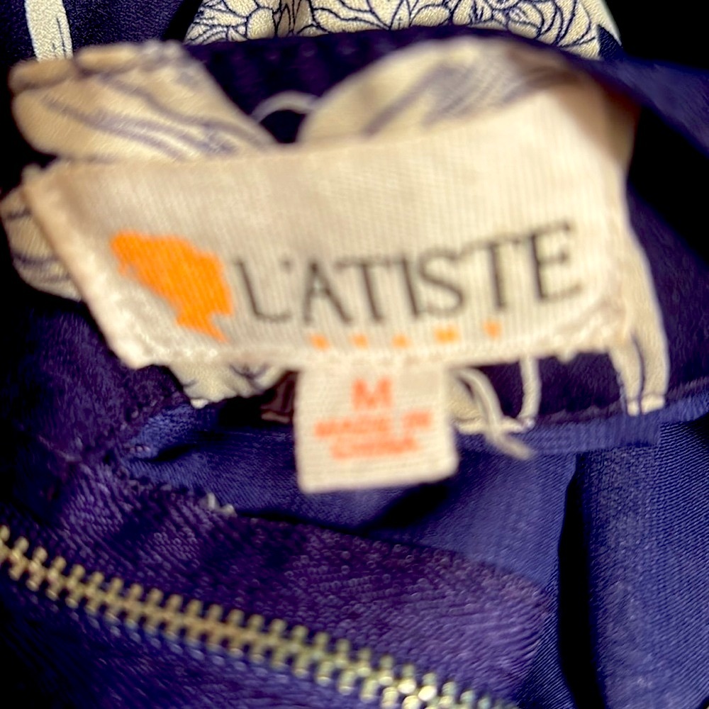 Women’s L’Atiste Navy blue mini Skirt - Picture 5 of 5